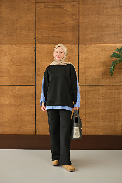 LOCCO Women's Paneled Scuba Suit Black