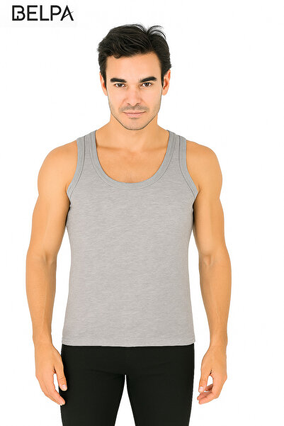 belpa Ceylanoğlu Combed Cotton Single Jersey Men's Undershirt 6-Pack 100% Cotton