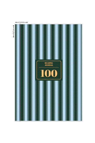 Matt Notebook Kitap Okuma Günlüğü Reading Journal Yeşil