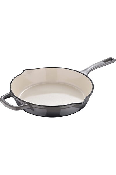 MasterPro Unique Cast Iron Frying Pan 24.5 cm - White
