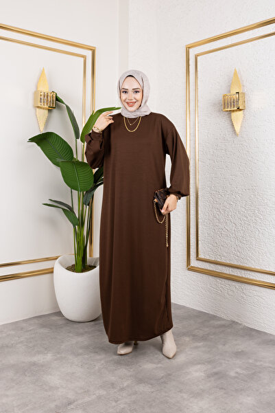 MODAMÜNASİP Wonderful Cotton Viscose Fabric Dress