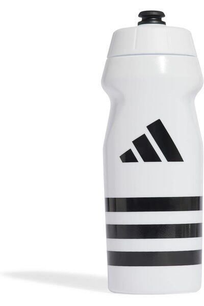 adidas Tiro Water Bottle 0.5L for Adults, White/Black, One Size