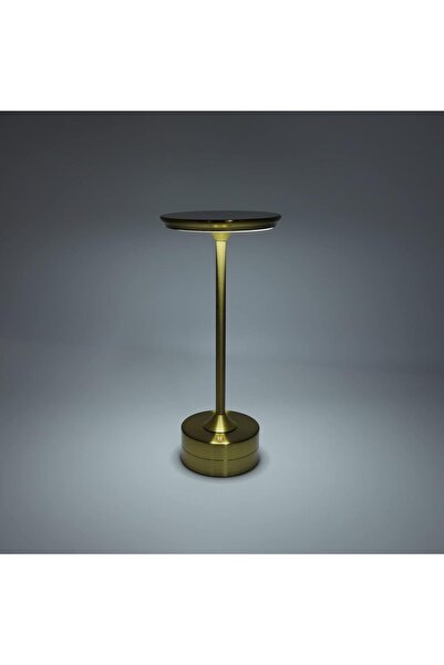 Generic Cordless Table Lamp, 3 Brightness Levels, Rechargeable 2000mAh (Gold)