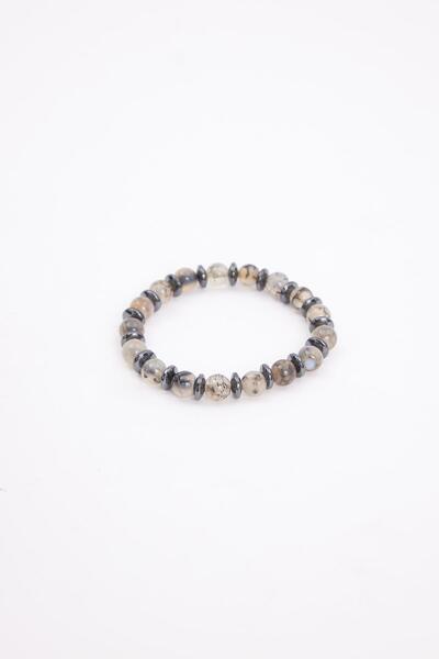 Tudors Doğal Taş Unisex Şeffaf Bileklik