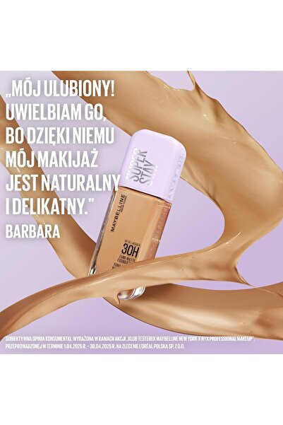 Generic Maybelline SuperStay 30-Hour Foundation Luminous-Matte - Shade 128, Medium-Full Coverage (35 ml)