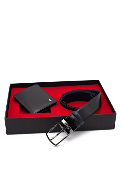 Pierre Cardin Double-Sided Leather Belt & Wallet Set Pcci̇ft01Sl-1135A2C