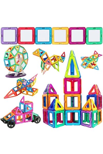SOLTOY 106-piece Magnetic Construction Set for Kids - Magnetic Construction Blocks