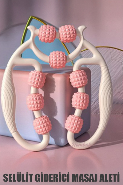 CMT Selülit Masaj Aleti 9 Tekerlekli Lenf Drenaj Rulosu