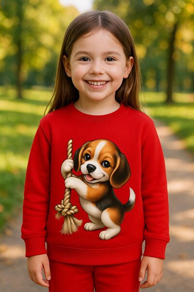 playwear Set de trening Şardonlu, hanorac din bumbac cu mânecă lungă și panta...