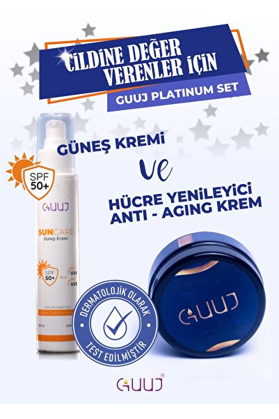 GUUJ Güneş Kremi ve Anti-Aging Krem