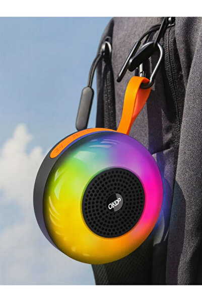 Okop Portable Speaker KP-560 Bluetooth LED 1200 mAh USB Bluetooth 5.3