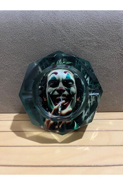 meristeed Joker Designed Epoxy Ashtray – Handmade, Gift, Home Accessory, Deco...