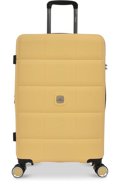 Track 4-Piece 8-Wheel Hard Case PP Luggage Set (Yellow)