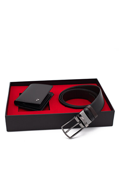 Pierre Cardin Double-Sided Leather Belt & Wallet Set Pcci̇ft04Sk-1335A2C
