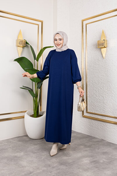 MODAMÜNASİP Harika Pamuklu Viskon Kumaş Elbise