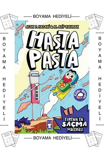 Timaş Çocuk Boyamalı Hasta Pasta Dünyanın En Saçma Macerası Çizgi Roman Afak ...
