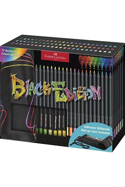 Faber Castell Black Edition Renkli Kalem Rulosu 72 parça