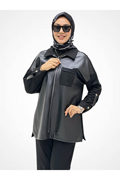 İklim DERİLİ FERMUARLI CEKET 4557