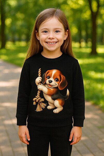 playwear Set de trening Şardonlu, hanorac din bumbac cu mânecă lungă și panta...