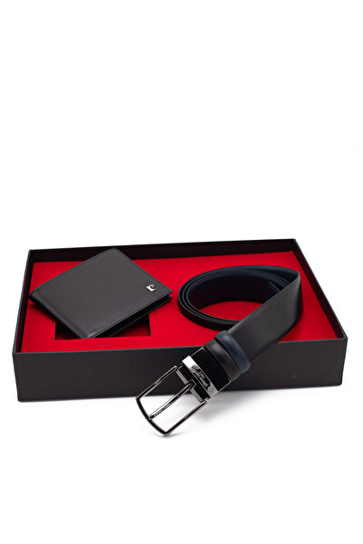 Pierre Cardin Double-Sided Leather Belt & Wallet Set Pcci̇ft01Sl-2060A55