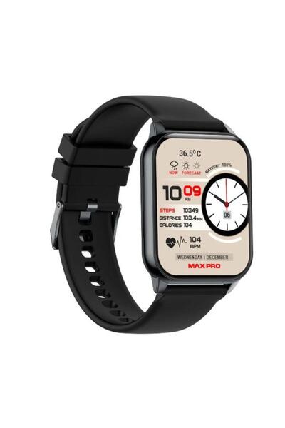 MAXCOM Smartwatch FW25 Arsen PRO , 1.96" IPS HD, Bluetooth Calls, SpO2, Blood Pressure, IP67 (Black)