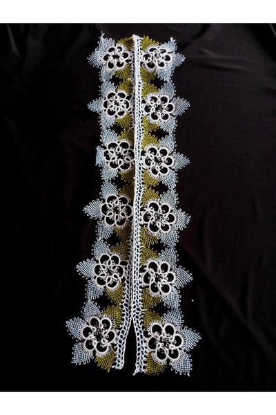 yörük tuhafiye Handcrafted Towel Edge Embroidery - Orange Shuttle Stitch, Towel Stitch, Handcrafted Towel Edge, Elegant Towel,