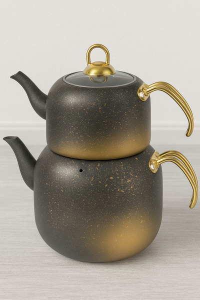 Remetta طقم إبريق شاي من الجرانيت