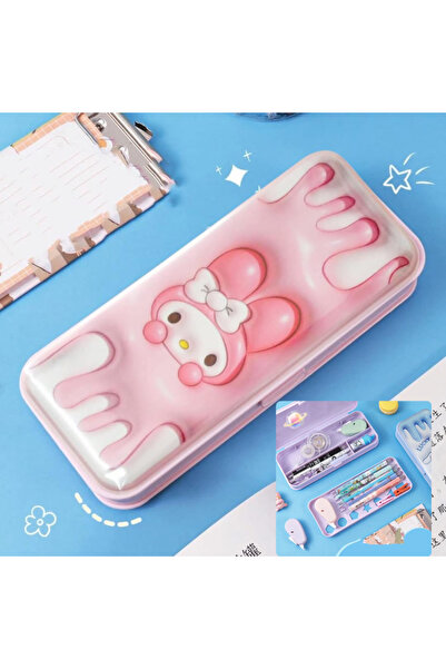 synshop Θήκη για στυλό My Melody Melody με πολλά διαμερίσματα, σκληρή θήκη γι...