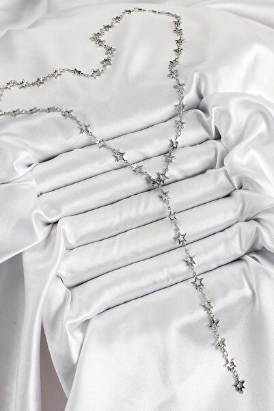 N!da Jewelry Yıldızlı Y Dekolte Kolye