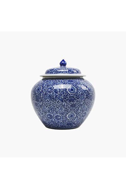 JASMIN CONCEPTS Kapaklı Seramik Vazo 34X28cm