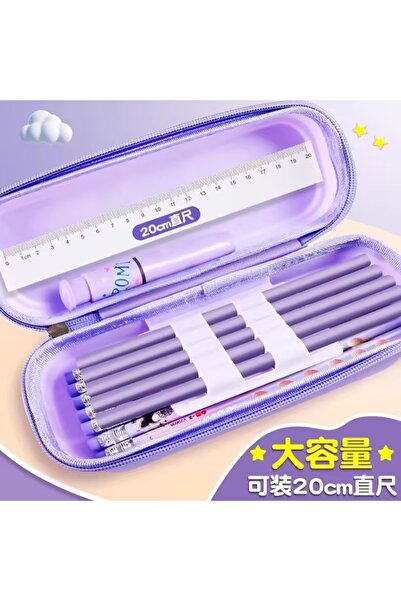 synshop Figurină Cinnamoroll, cu fermoar de lux, drăguț, suport pentru creion, cutie pentru creion, cadou