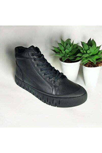 Daniel Ruffo C-112 Erkek Hakiki Deri Rahat Kaymaz Taban Fermuarlı Kışlık Bot