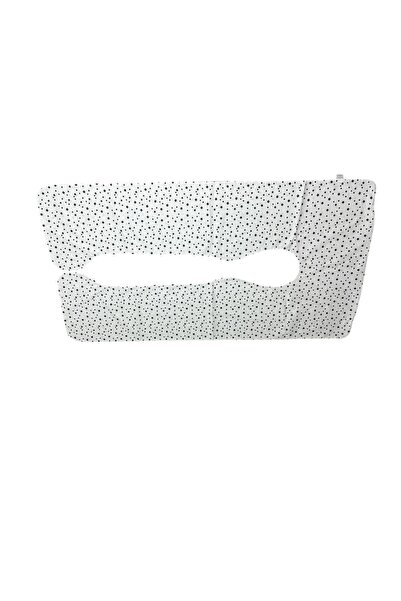 OEM Pregnant Ema Pillowcase 3 in 1, U-shaped, star pattern, 100% ranforce cotton, 135x75 cm