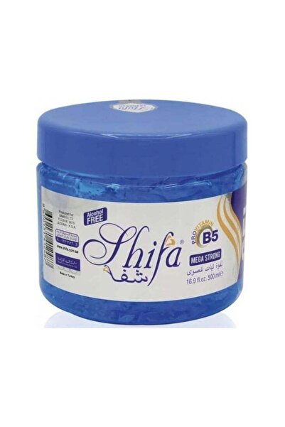 Shifa جل الشعر ميجا سترونج برو فيتامين ب5 خالي من الكحول 500 مل (أزرق)