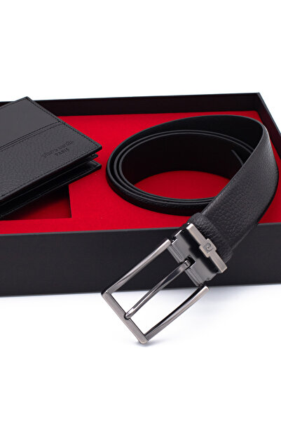 Pierre Cardin Leather Wallet & Belt Double Set Pc100F-22065A41
