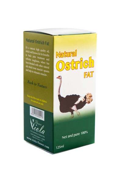 VIOLA FLOWER natural ostrich oil