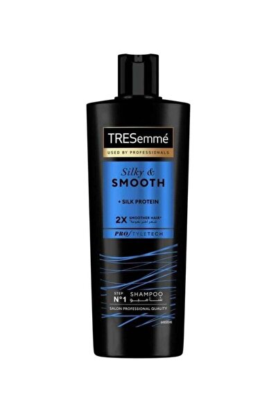 TRESemmé Silky & Smooth Shampoo – With Silk Protein, 2X Smoother Hair