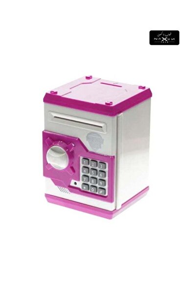 Generic خزنة إلكترونية آمنة للأطفال - صندوق نقود بقفل كلمة مرور مع فتحة للعمل...