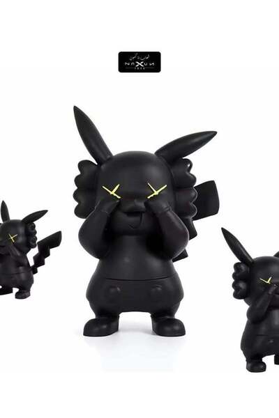 Generic Black Pikachu Action Figure – Limited Edition Anime Character Collectible Toy