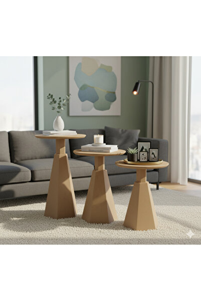 Home PRENSES AHŞAP ALTIGEN BEYAZ BOYALI VERNİKLİ YAN SEHPA,ORTA SEHPA