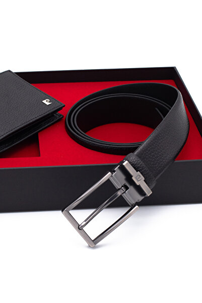 Pierre Cardin Leather Wallet & Belt Double Set Pc100F-2062A41