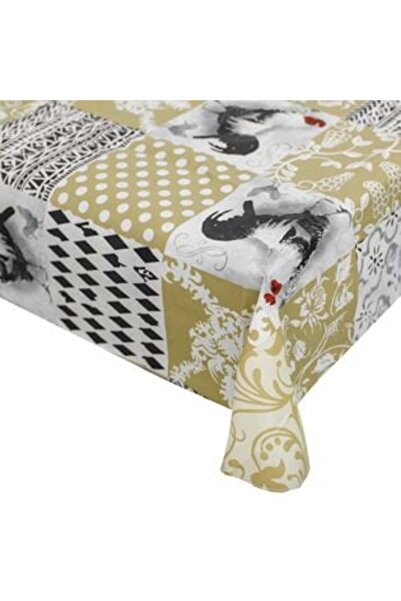 OEM PEVA tablecloth coconut grey 140 x 180 cm