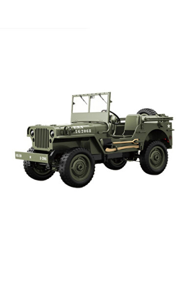 Wulf Essentials لعبة سيارة جيب عسكرية صغيرة للطرق الوعرة JJRC C8815 موديل 2025 تعمل بجهاز تحكم عن بعد