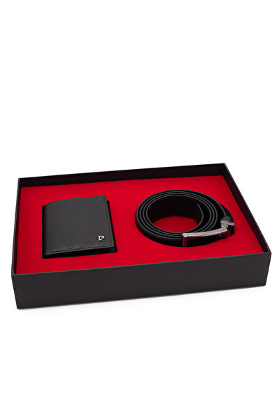 Pierre Cardin Leather Wallet & Belt Double Set Pc100F-1335S36