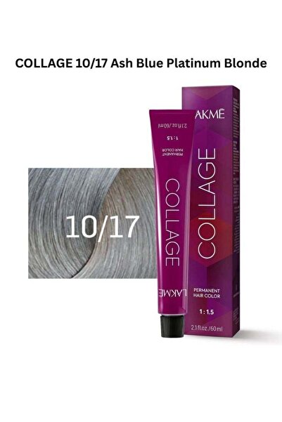 Lakme COLLAGE 10/17 Ash Blue Platinum Blonde Hair Color – Permanent 60ml
