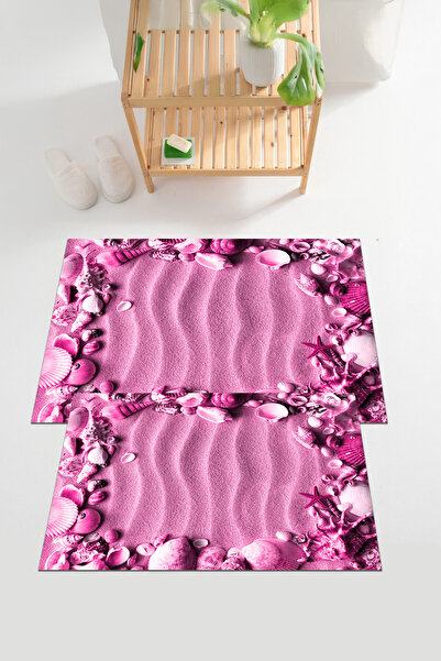 EVİMSEN Set de toaletă pentru covoraș de baie cu model de piatră colorată, la...