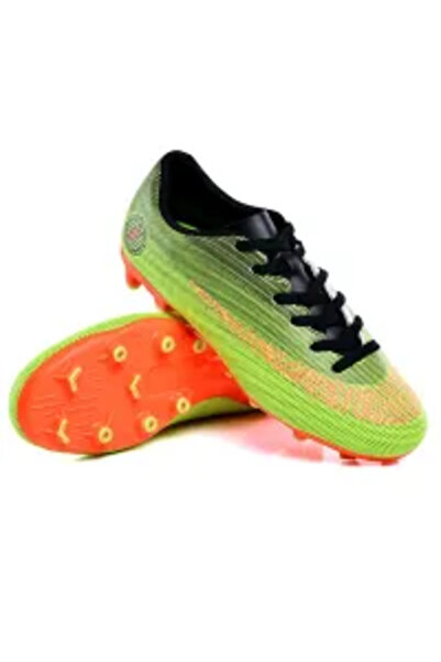 dorbe Lime Green & Orange Soccer Cleats | Performance Football Boots