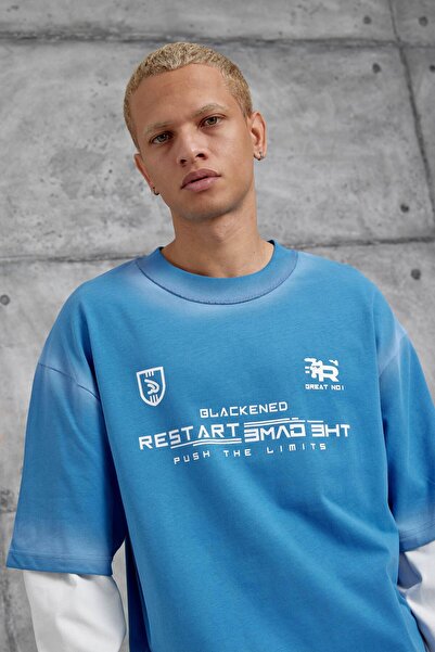 NOMARC Μπλε ΦΟΥΤΕΡΜΕΝΤΟ ΦΟΥΤΕΡΜΕΝΤΟ ΜΕ ΣΤΑΙΡΕΜΕΝΟ ΣΤΙΛ ΜΕ ΣΤΑΙΡΕΜΕΝΟ ΣΤΙΛ