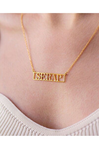 Baytek Silver Kişiselleştirilebilir Özel 925 Ayar Gümüş Kolye-14 Ayar Altın Kaplama-Doğum Günü,Yılbaşı Hediyesi