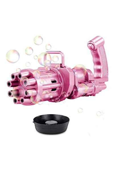 XIUWOO مسدس صنع الفقاعات الأوتوماتيكي ذو 8 فتحات وكميات كبيرة